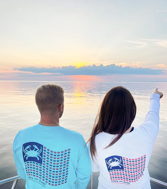 Long Sleeve Flag Performance Shirt