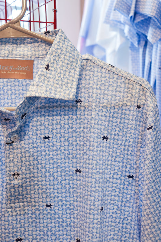 Crab on Crab Performance Polo