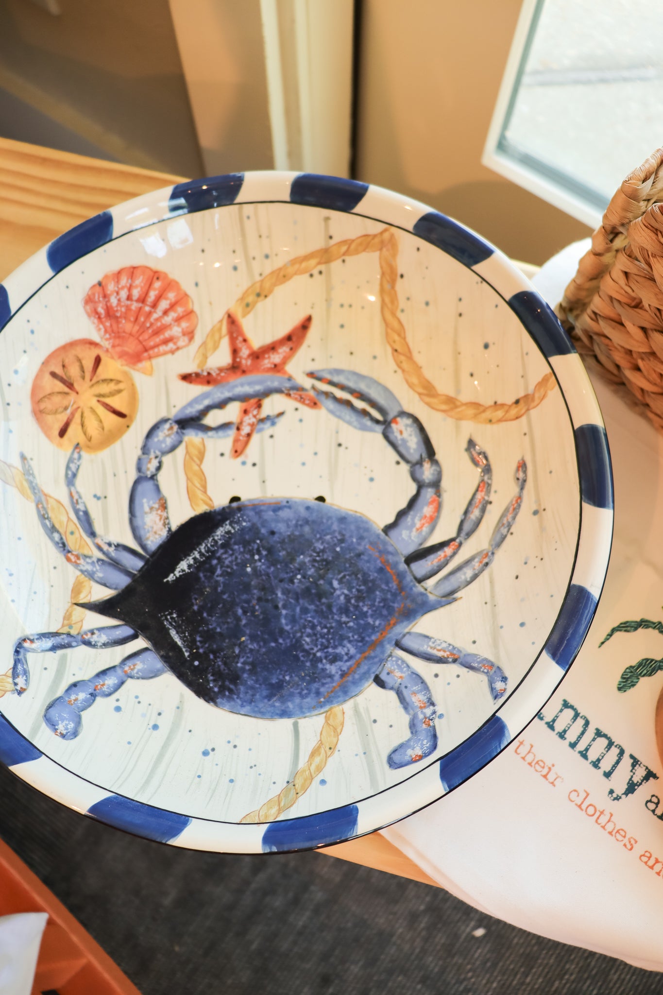 Crab Pottery Bowl