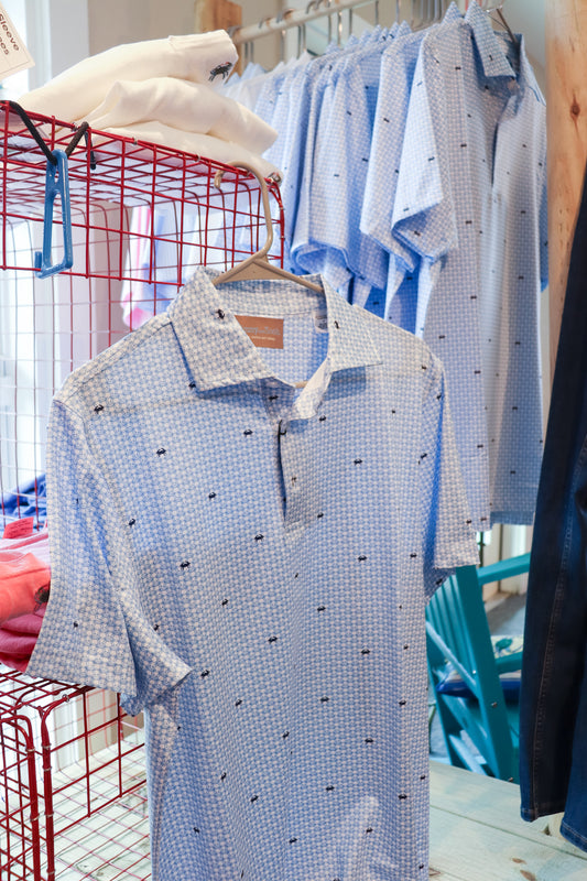 Crab on Crab Performance Polo