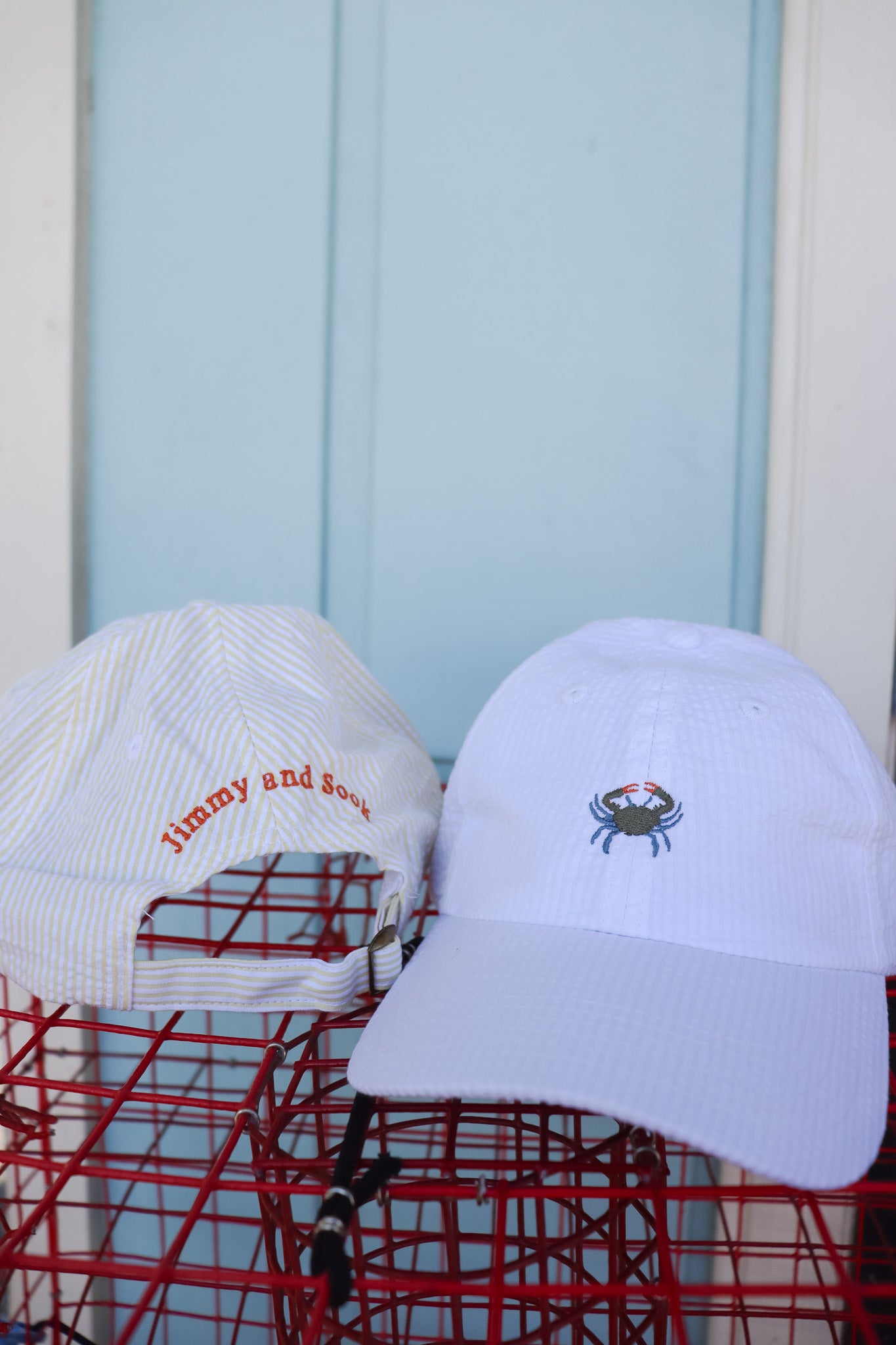 Seersucker Cap – Jimmy and Sook