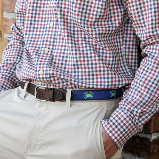 Crab Leather Belt