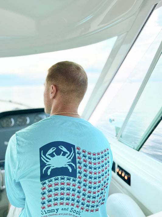 Long Sleeve Flag Performance Shirt
